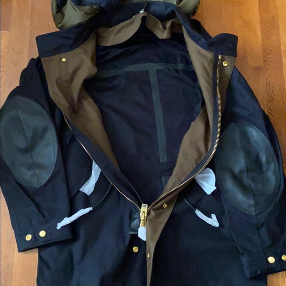 Brand New: Coach Faux Shearling Twill Jacket - Picture 10 of 10